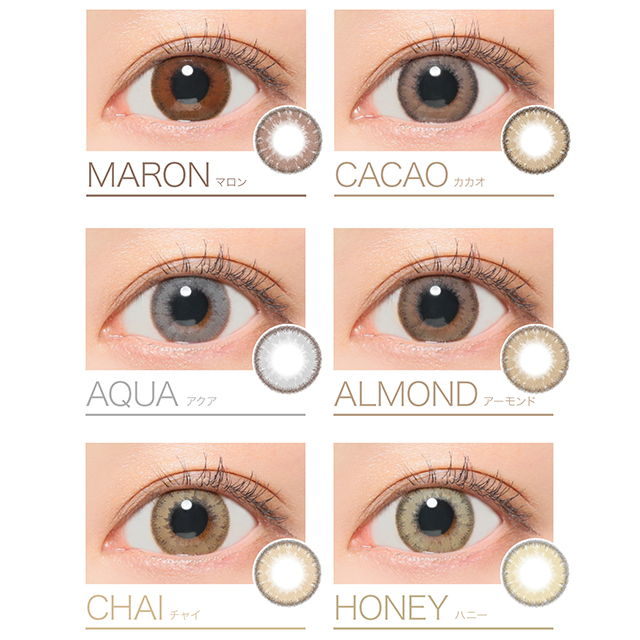 [Contact lenses] LUNA natural 1day [10 lenses / 1Box] / Daily Disposal  Colored Contact Lenses